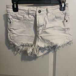 Nature Denim White Shorts