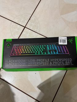 Razer BlackWidow V4 Low-Profile HyperSpeed Keyboard