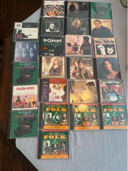 24 Music CD’s - Mostly Folk