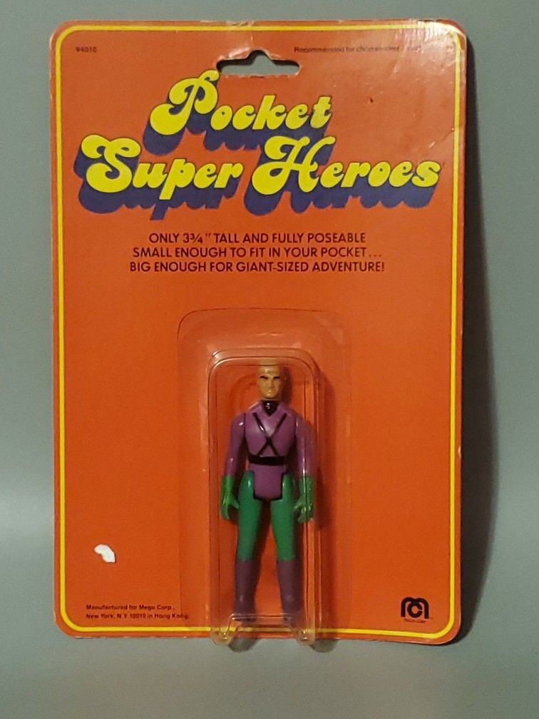 Vintage DC Comics Mego Pocket Super Heroes Lex Luthor Action Figure
