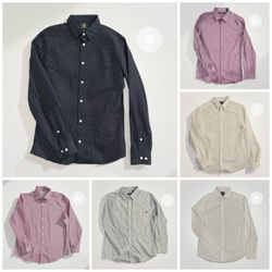 Men’s Button-down t-shirts size in picture any for $25each worn once or never worn