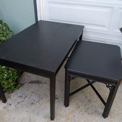 Medium Size Kitchen Table And End Table