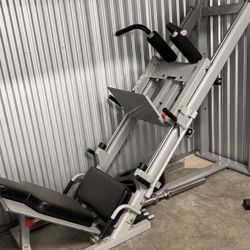 les press and hack squats