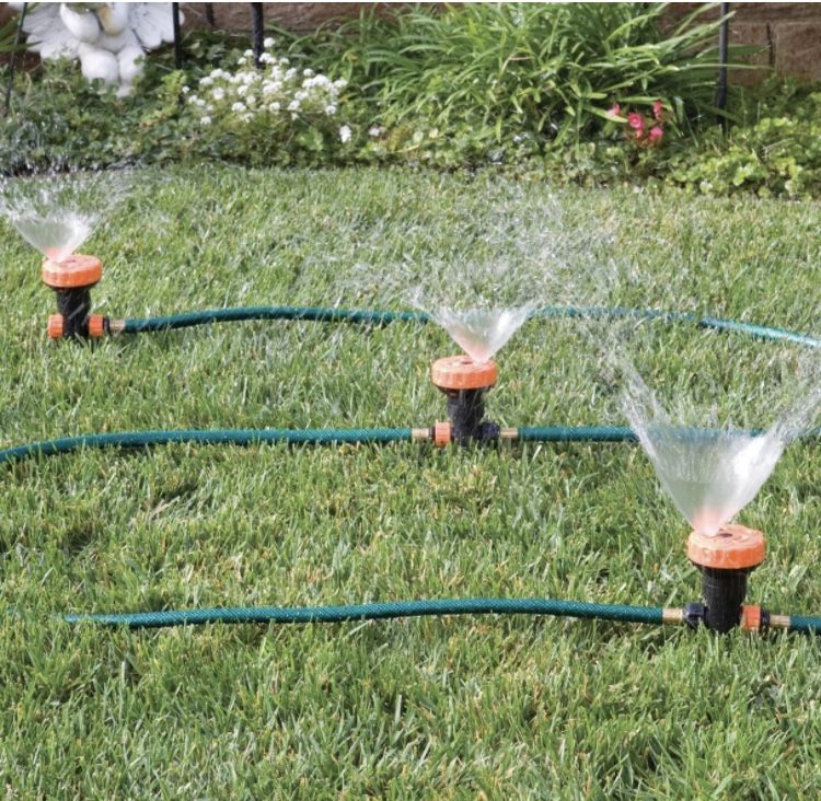 3 in 1 Portable Sprinkler System with 5 Spray Settings