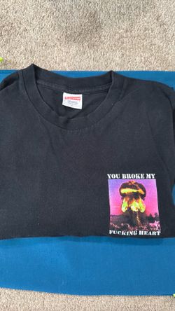 Supreme You Broke My F***king Heart Black T Sz.L  SS’15