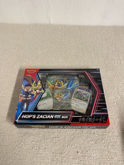 Hop’s Zacian EX Box Brand New Sealed