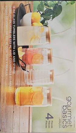 18 oz Glass Tumblers