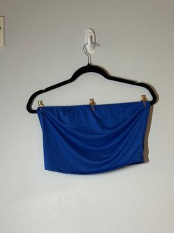 Royal Blue Cropped Tube Top
