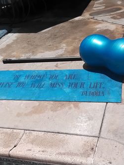 Yoga Mat Yoga B all w Hulk wei g ht Bar