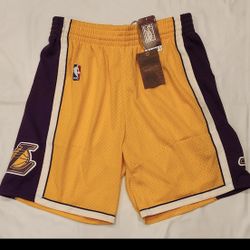 Los Angles Lakers NBA Jersey Shorts 