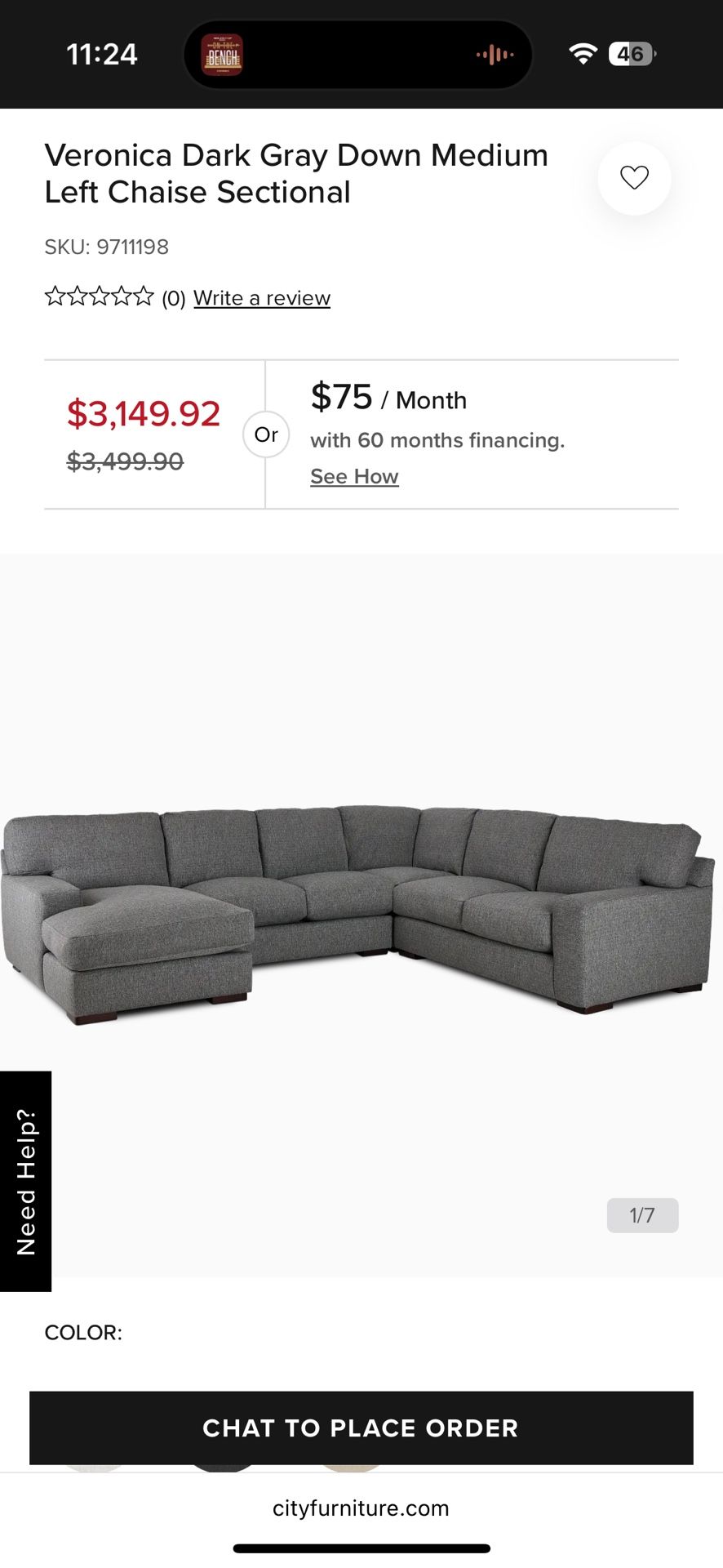Used Sectional Couch - Good Condition