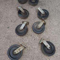 2 Sets Of Heavy Duty Industrial Casters(Reduced)