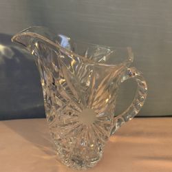 Vintage Cut Glass Pitcher