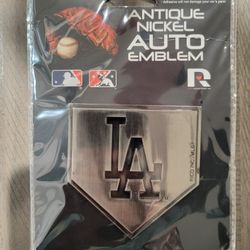 Antique Nickel Auto Emblem