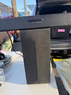 LG sound bar with wireless subwoofer