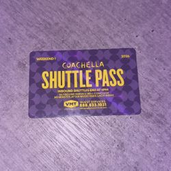Coachella Weekend 1 Shuttle Pass