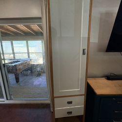 Tall Cabinets and table