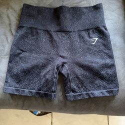 Gymshark Black High-waisted Biker Shorts Size Small