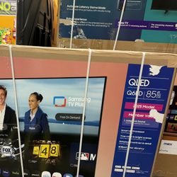 85”SAMSUNG QLED AI Tv 4K SMART 