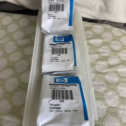 HP Printer Cartridge Tri-color And Black