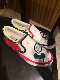 Ghost face sneakers
