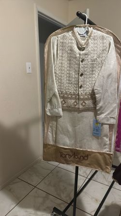 Kids Pakistani 3 Piece Suit 