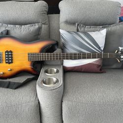 Laguna Carved Bass Guitar 