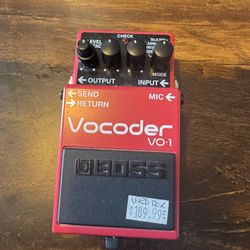 Boss V-01 Vocoder Pedal 🔥