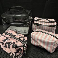 Victoria's Secret Clear Cosmetic Bags