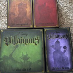 Villainous Board Game + 4 Expansion 