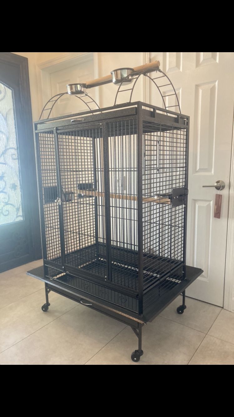 Wrought Iron Parrot Cage BRAND NEW