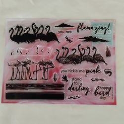 Hero Arts July 2022 Monthly Kit - Flamingo Fun!