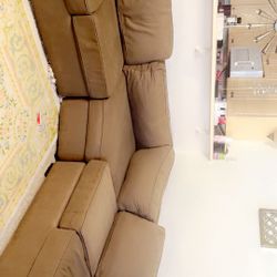 Sectional Brown Living Space Sofa( Very Comfy)