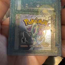 Authentic Pokemon Crystal, Pokemon Sapphire And Pokemon Red