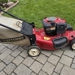 Lawn Mower With Bag 