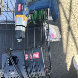 Ryobi Drill Set With Battery And Charger 18v $45