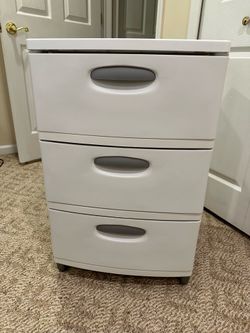 Sterilite 4 drawer hard plastic storage cabinet