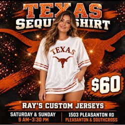 Texas Longhorns Sequin Shirt