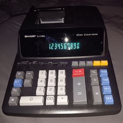 Sharp Electronic Calculator 