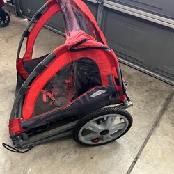 Double Seat Bike Trailer
