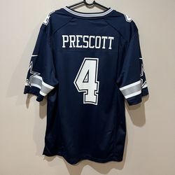 Nike Men's Home Limited Jersey Dallas Cowboys Dak Prescott #4 Size L