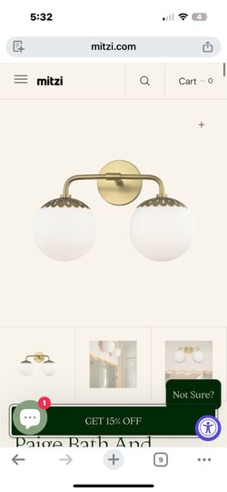 Mitzi by Hudson Valley Paige Bath Light Fixture