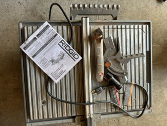 Rigid 7” Table Top Wet Tile Saw