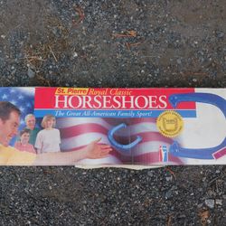 ST. PIERRE Official Contender "HORSESHOES SET" NHPA Sanctioned Tourn. Appr. NWB