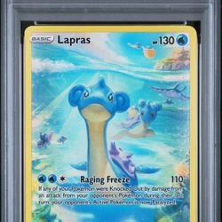 2023 POKEMON SWORD & SHIELD CROWN ZENITH #GG05 FULL ART/LAPRAS