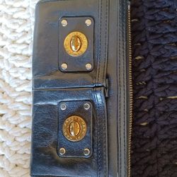 Marc Jacobs Leather Twist Lock Wallet 