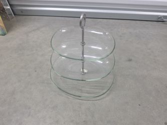 3 glass tray