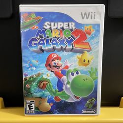 Super Mario Galaxy 2 for Nintendo Wii video game console system Bros brothers smg two