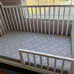 Crib, Toddler Bed, Newton Baby Mattress 