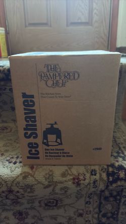 Pampered chef ice shaver.